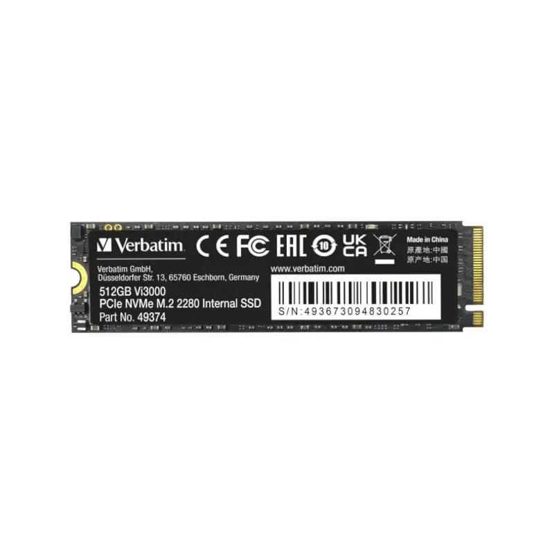 Verbatim Vi3000 512gb Ssd Nvme M.2