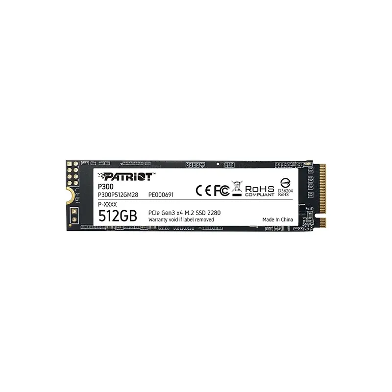 Patriot P300 512gb M.2 Pcie Nvme Ssd