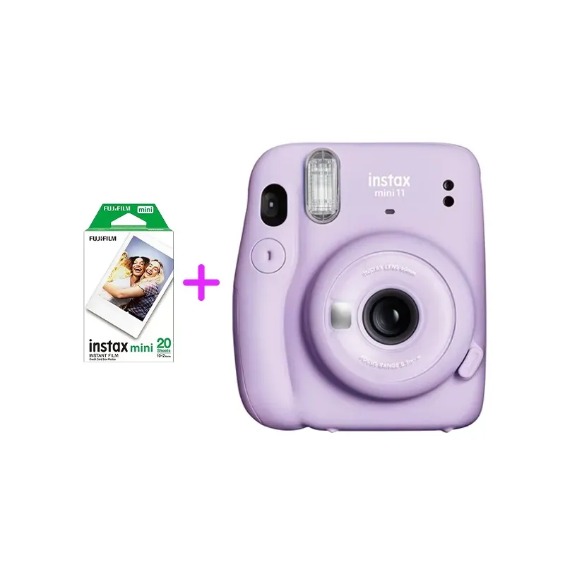 Fujifilm Instax Mini 11 Lilac Purple + Fujifilm Film Instax Mini Eu 2 Glossy (10x2pck)