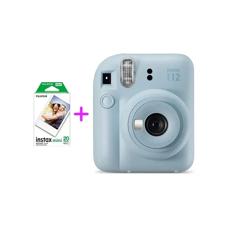 Fujifilm Instax Mini 12 Bleu + Fujifilm Film Instax Mini Eu 2 Glossy (10x2pck) thumbnail 4