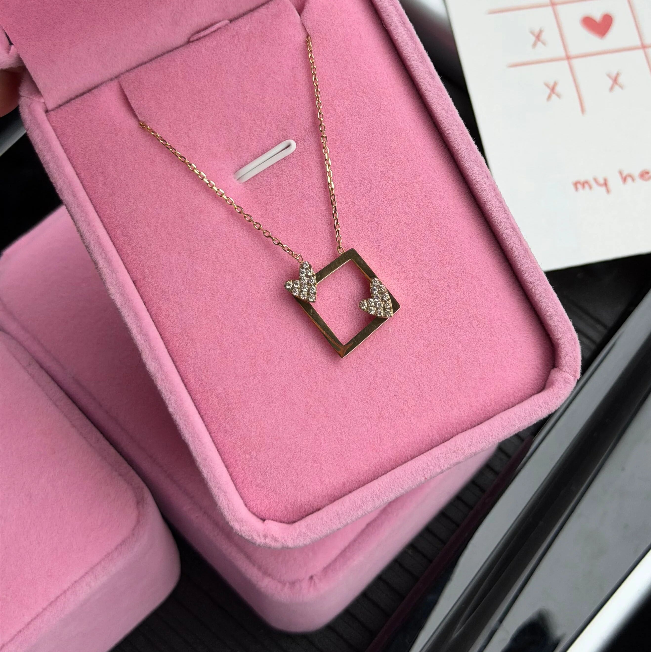 Collier Twin Hearts