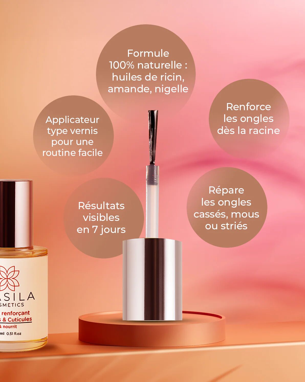 Sérum Renforçant Ongles & Cuticules – Réparation & Protection thumbnail 3
