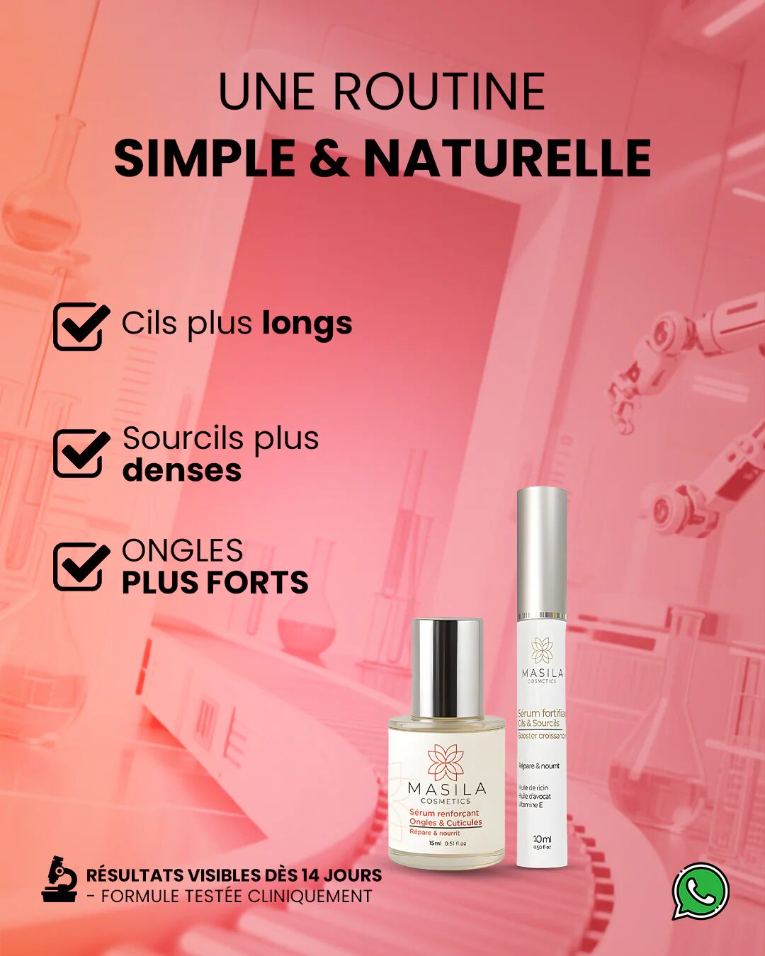 Coffret Boosters Masila – Cils & Sourcils + Ongles & Cuticules