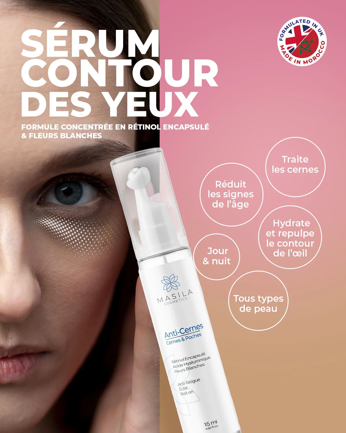 Sérum Contour Des Yeux – Lissant, Anti-cernes & Anti-relâchement thumbnail 3