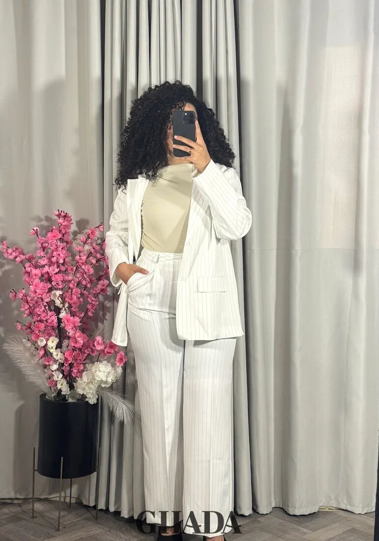 Ensemble Tailleur À Rayures
