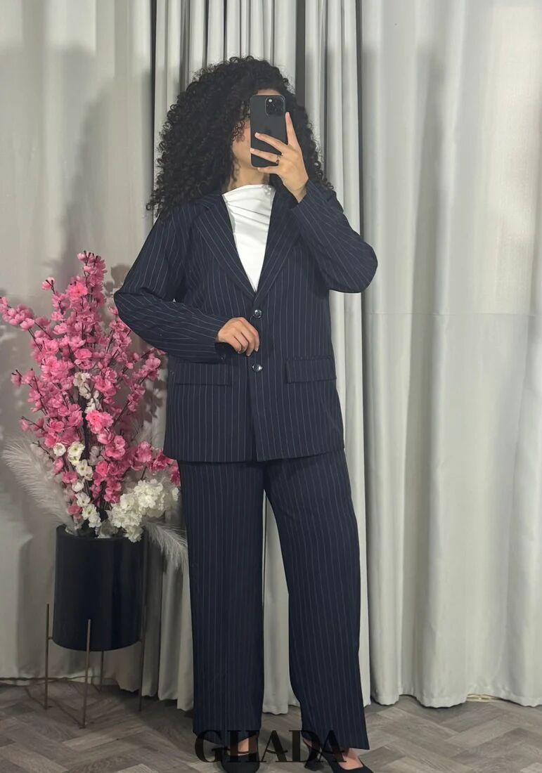 Ensemble Tailleur À Rayures