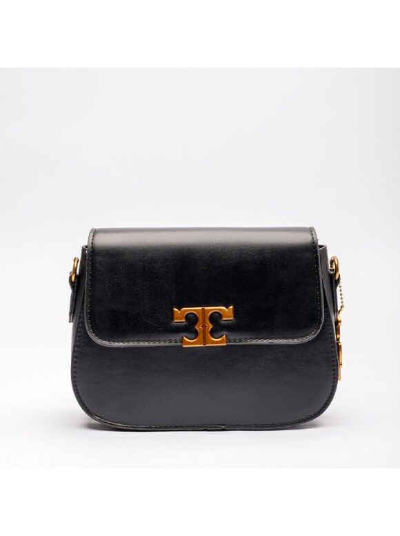 Sac Bandoulière Demi-lune Avec Détails Dorés