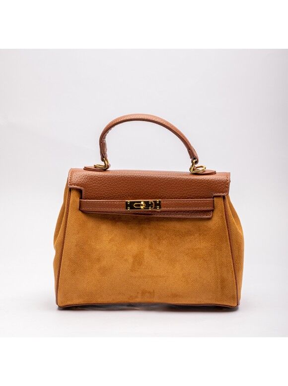 Sac Top Handle En Daim thumbnail 4