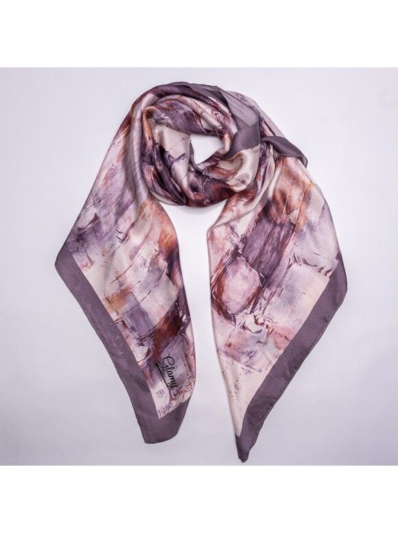 Foulard Satin De Soie 