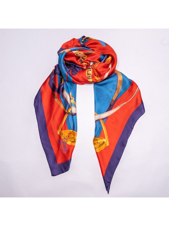 Foulard Satin De Soie 
