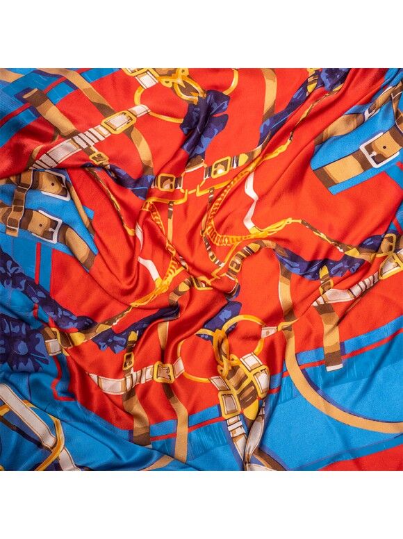 Foulard Satin De Soie 