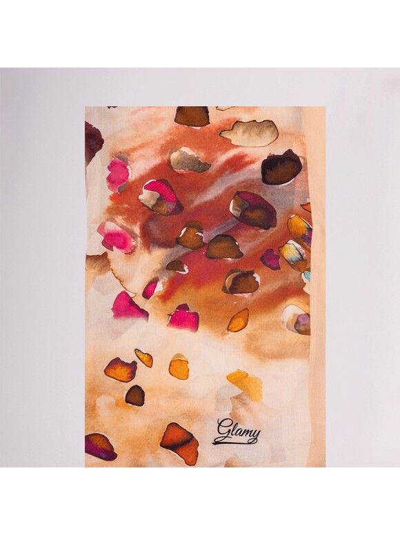 Foulard Satin De Soie 