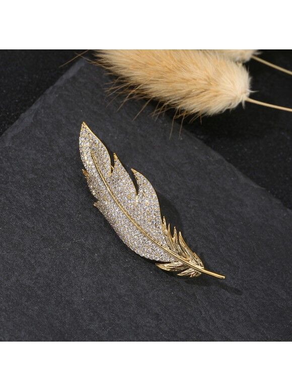 Broche Coréennes plume