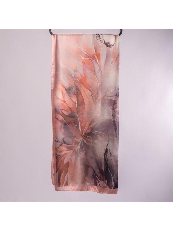 Châle Satin Imprimé Digital - Floral Numérique