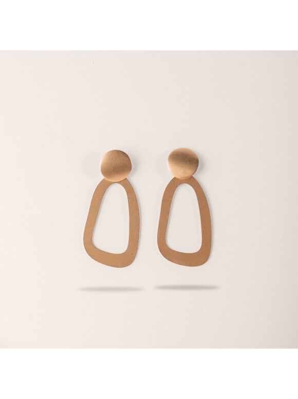 Boucle D'oreille Pendante Géométriques 