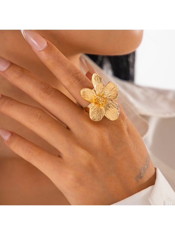 Bague - Fleur Dorée