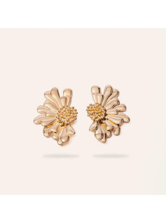 Boucle D'oreille - Demi-fleurs
