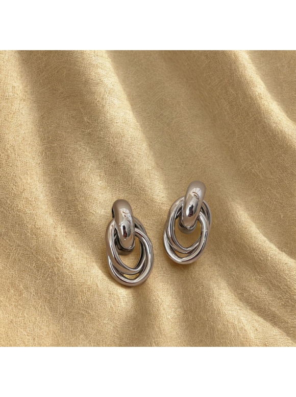 Boucle d'oreille - double Twist