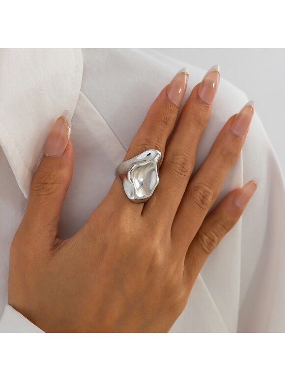 Bague - Métal Fondu