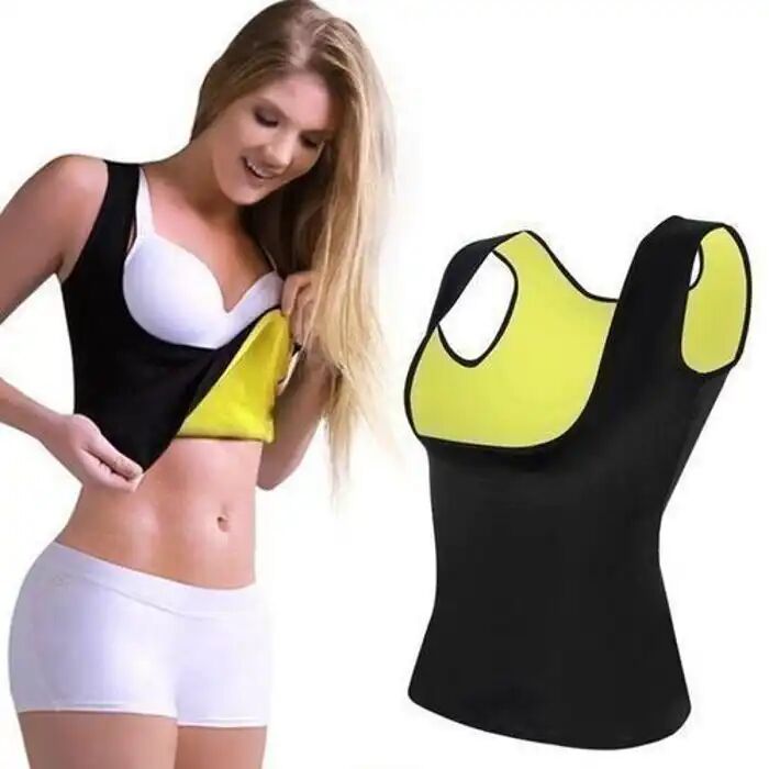 Gilet Minceur - Hot Shaper - Femme - Noir - Fitness - Confort Ultime