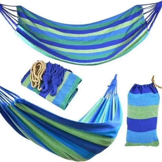 Hamac Suspendu Portable Pour Lintérieur, La Chambre À Coucher, Fauteuil De Voyage, Hamac De Camping - Multi-couleur