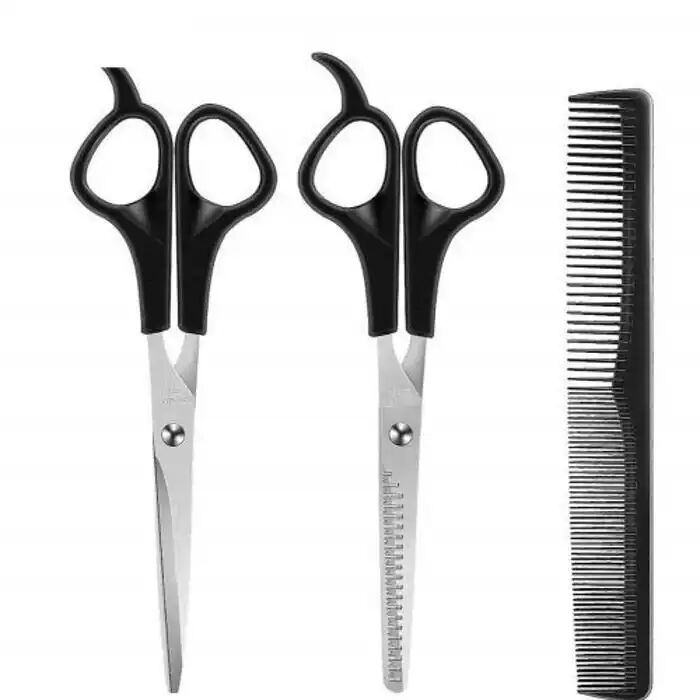 3 Pièces, Pour Couper Les Cheveux, Peigne Amincissant, Accessoires De Salon De Coiffure
