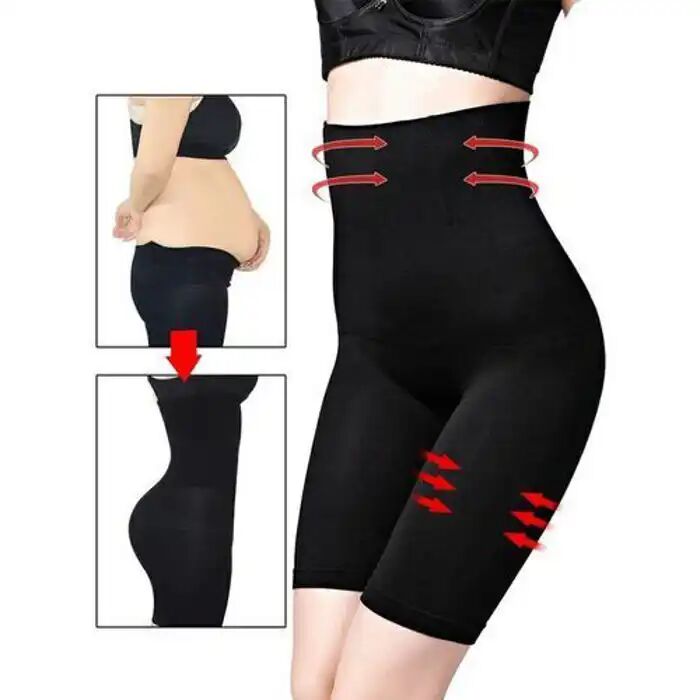 Affine La Taille - Tissu Élastique - Confortable - Noir