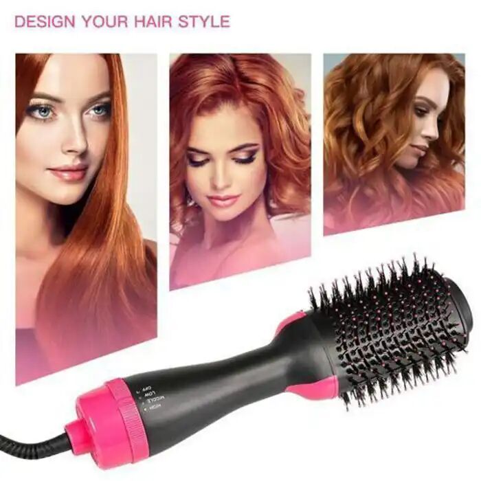 Brosse Lissante - One Step - Sèche-cheveux - 2 Réglages De Chaleur - Technologie Ionique