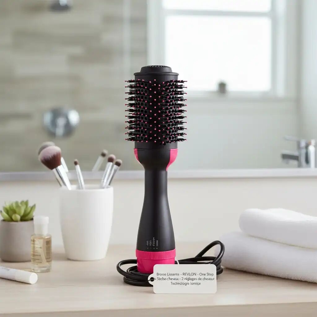 Brosse Lissante - One Step - Sèche-cheveux - 2 Réglages De Chaleur - Technologie Ionique thumbnail 3