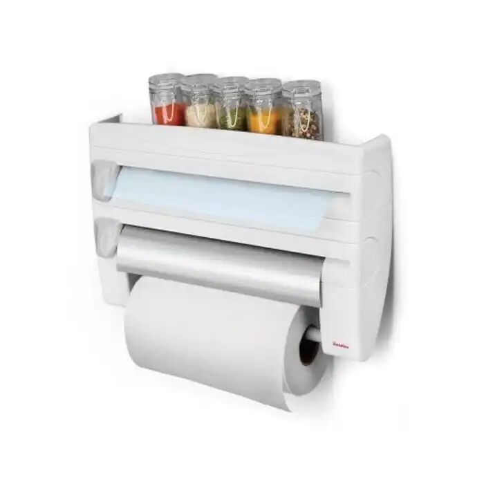 Support Rouleaux Triple Montage Mural 4 En 1