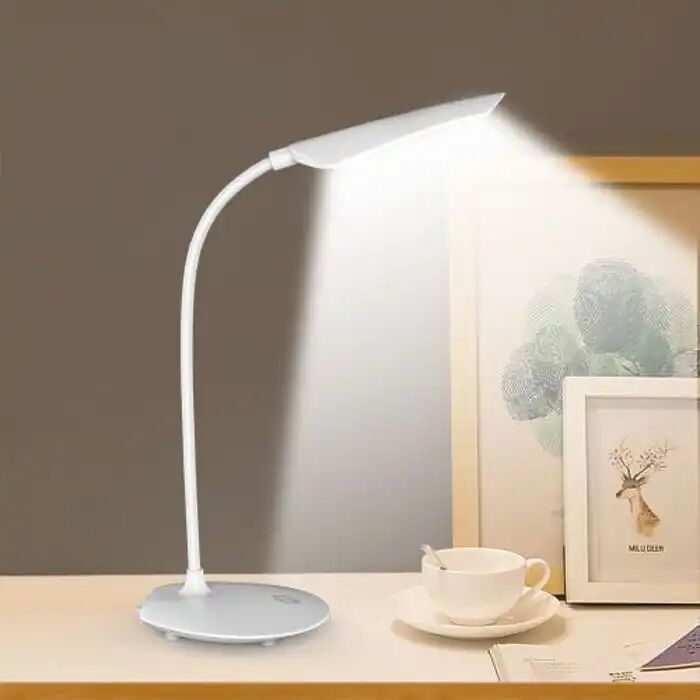 Lampe De Bureau- Rechargeable Usb - Flexible - Tactile - Multicolore