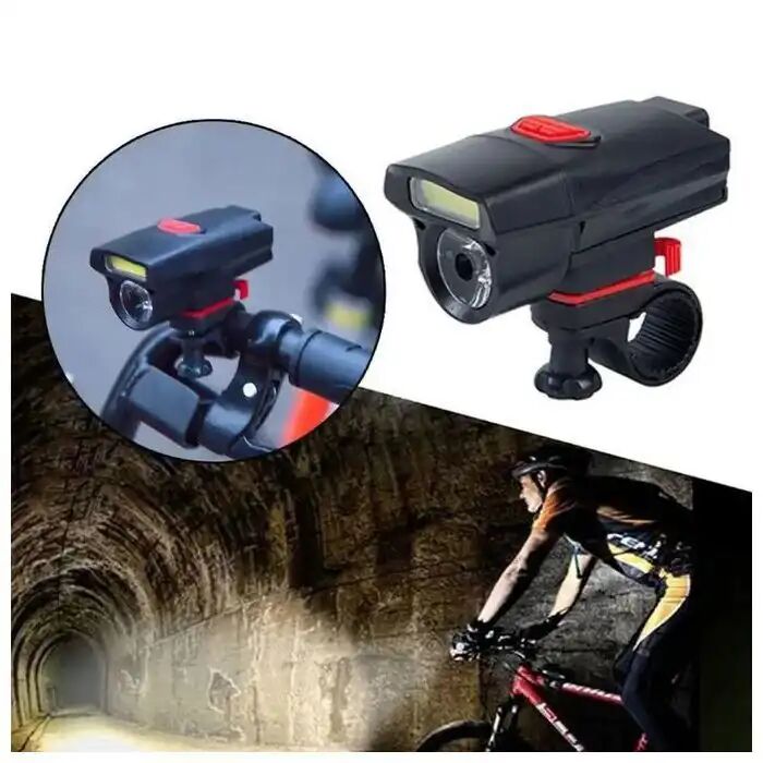 Led Cyclisme Bike Lamp Vélo Tout Usage Et Sécurité:phare Blanc-rear Tail Rouge