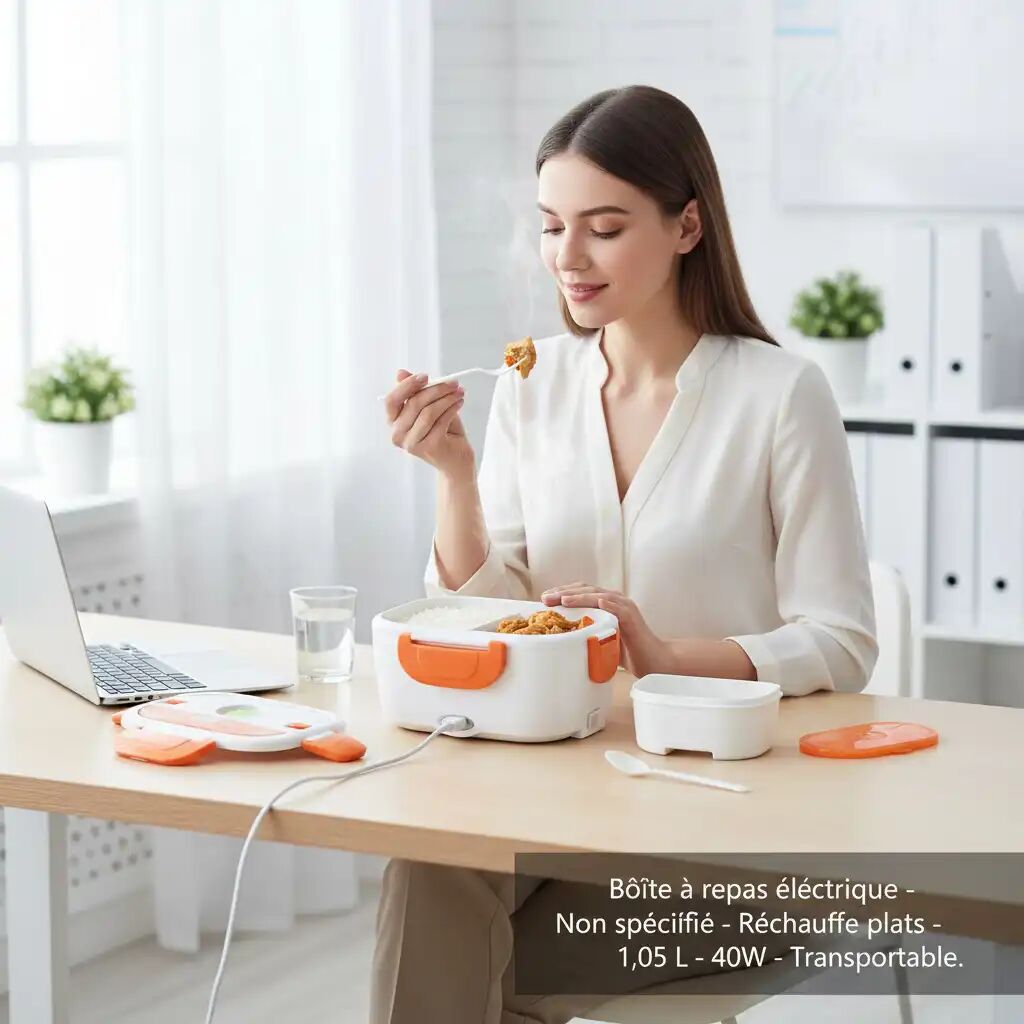 Boîte À Repas Électrique - Non Spécifié - Réchauffe Plats - 1,05 L - 40w - Transportable