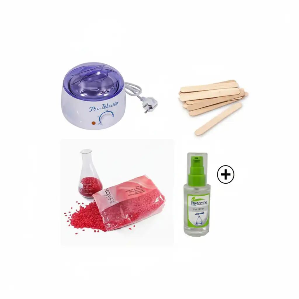 Chauffe-cire Professionnel - Cire Italwax 1kg - 10 Spatules - Huile De Glycérine