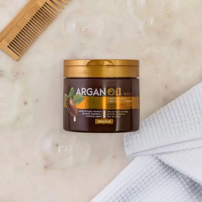 Masque Réparateur - Argan - Kératine - Jojoba - Cheveux Secs et Abîmés - Qualité Professionnelle
