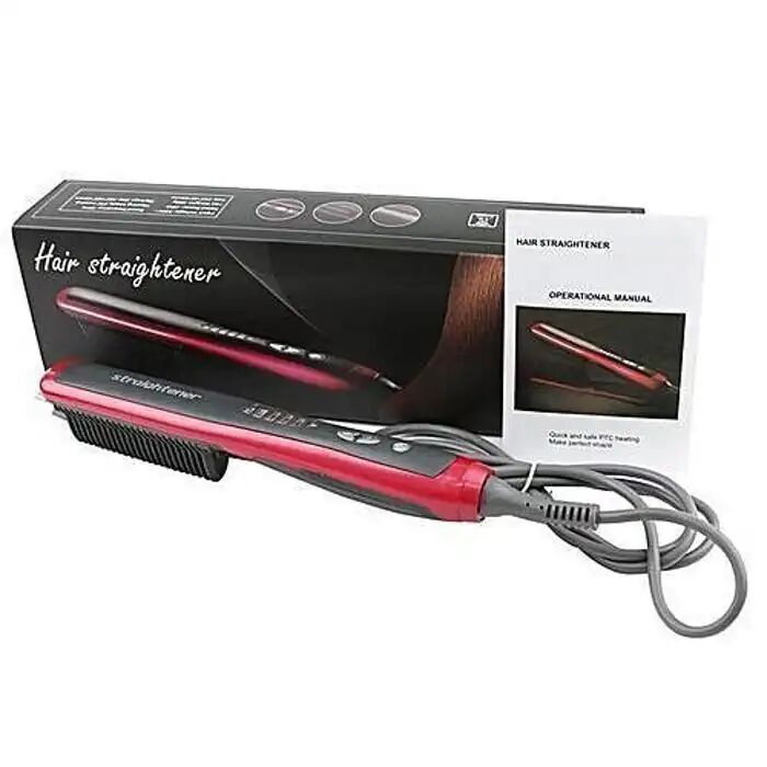 Straightener Brosse Lissante Chauffante Électrique Original thumbnail 3
