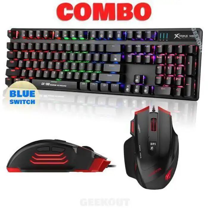 Combo Clavier Et Souris Gamer - Havit Ms1005 - Mécanique - 104 Touches - Rgb