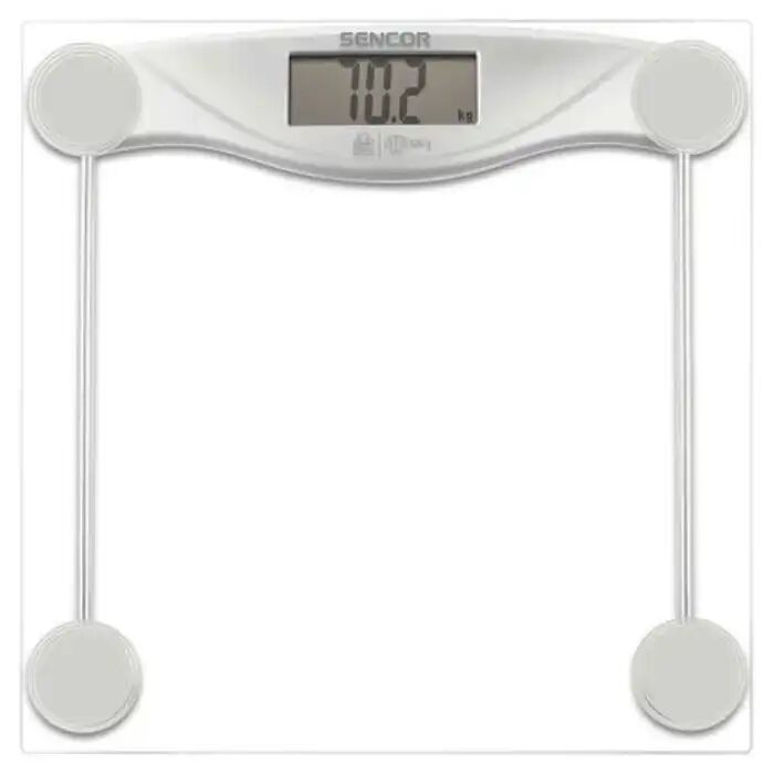Sencor Balance De Poids Corporels Pèse Personnes Affichage Lcd Électronique Max 150 Kg