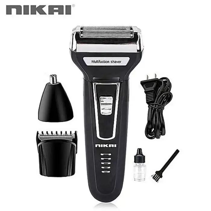 Tondeuse Rechargeable - Multifonction 3 En 1 - Rasoir Et Nettoyeur De Nez