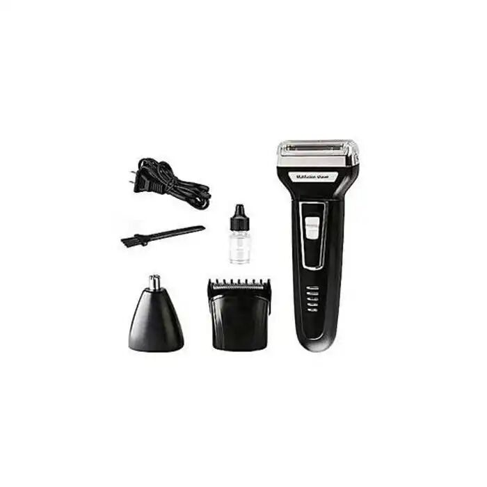 Tondeuse Rechargeable - Multifonction 3 En 1 - Rasoir Et Nettoyeur De Nez