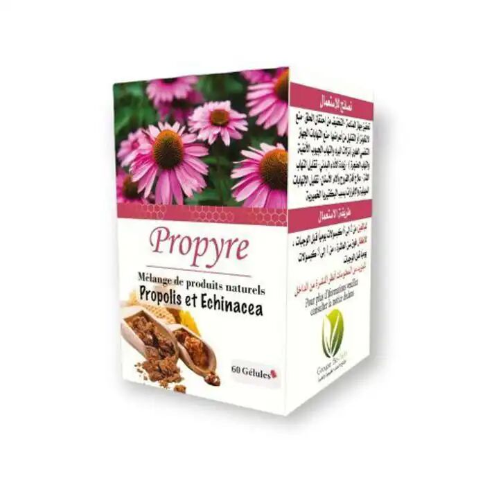 Mélange De Produits Naturels Echinacea Et Propolis 60 Gélules