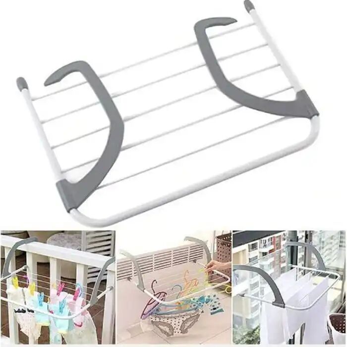 Cintre Pliable En Plastique - Non Spécifié - Gris - Murale - Organisateur De Placard 