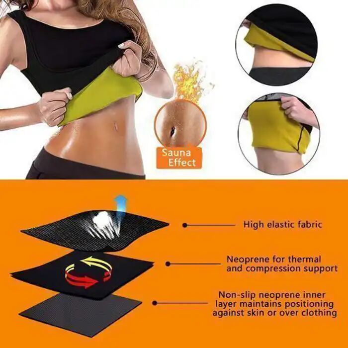 Débardeur Amincissant - Shirt - Néoprène - Triple Couche - Fitness thumbnail 1