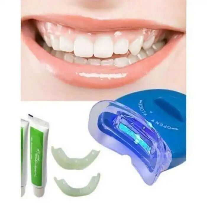 Kit Blanchiment Dentaire Led Gouttière Gel Résultats Rapides
