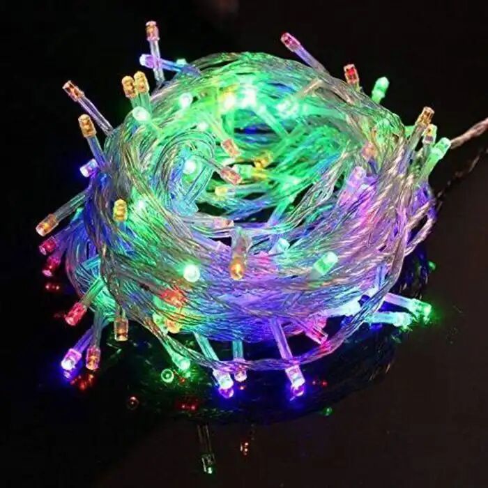 Kit 100 Led Noël - Guirlande De Fête Lumineuse Décoratif - Fil Multifonction De 10 M