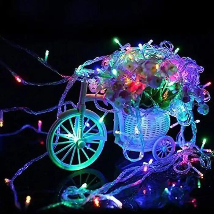 Kit 100 Led Noël - Guirlande De Fête Lumineuse Décoratif - Fil Multifonction De 10 M