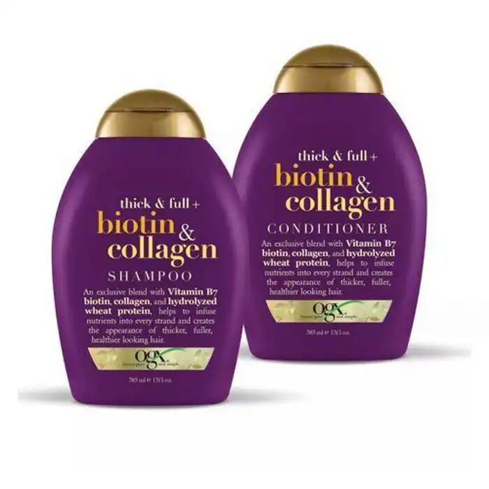 Pack Shampoing 385ml + Conditioner 385ml Thick And Full Biotin And Collagen