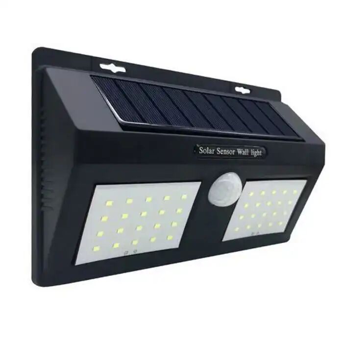 Lampe Solaire Murale 40 Led Détecteur De Mouvement Ip65 Étanche Infrarouge