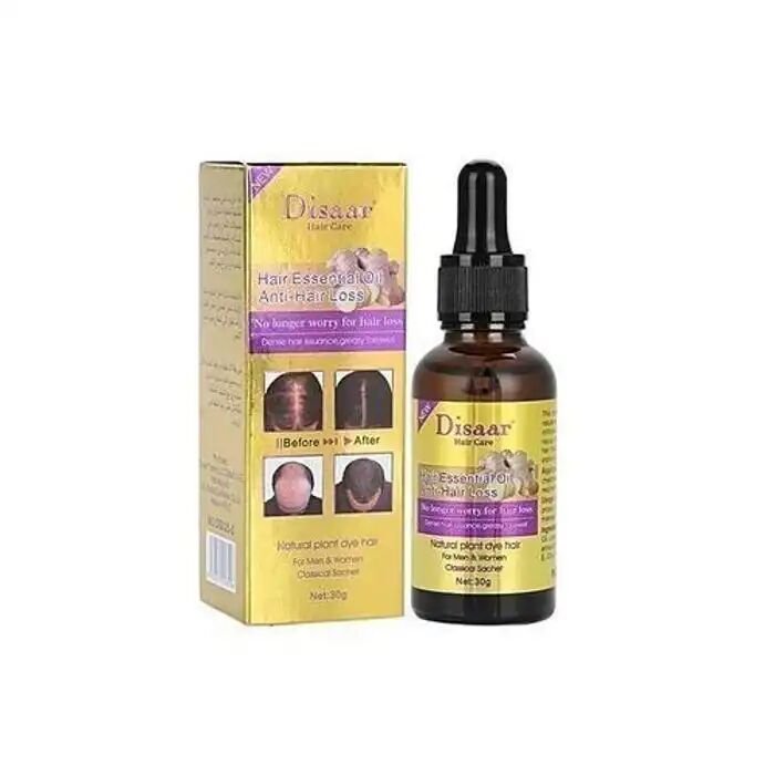 Huile Dor Et Traitement Naturel Pour La Perte De Cheveux - Renforce Les Racines