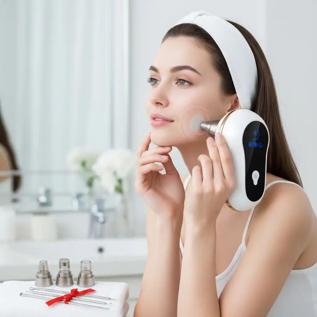 Nettoyant Pour Le Visage Aspirateur Points Noirs Et Dissolvant D'acné Sans Laisser De Traces